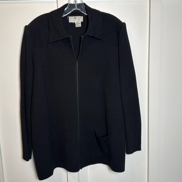 Vintage‎ Saks Fifth Ave wool blend cardigan - Picture 1 of 11